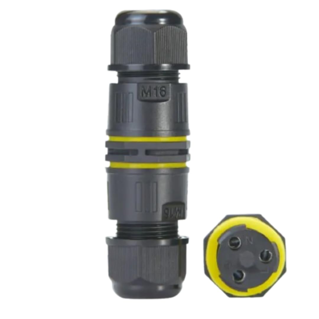Outdoor Cable Connector – Waterproof Electrical Wire Screw Crimp 400V 25A Outdoor Cable Connector – Waterproof Electrical Wire Screw Crimp 400V 25A